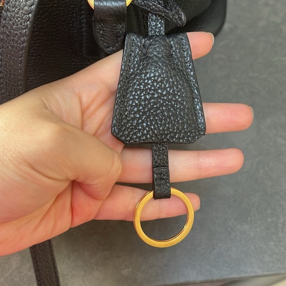 Prada Vitello Phenix Leather Handbag in Black - Picture 10 of 14